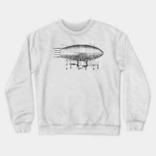 Vintage Airship Circa 1800-1900 Crewneck Sweatshirt